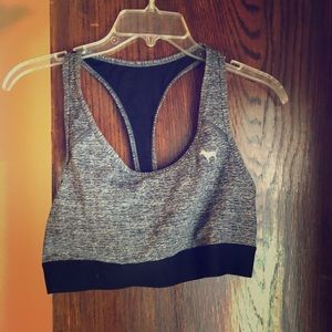 UNUSED Grey PINK sports bra